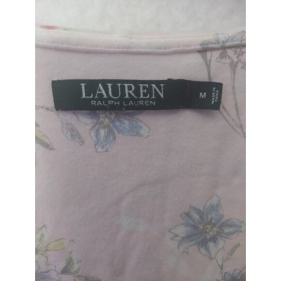 Lauren Ralph Lauren Nightgown Women's Size M Sleepshirt dress Floral Cottage - Picture 2 of 8